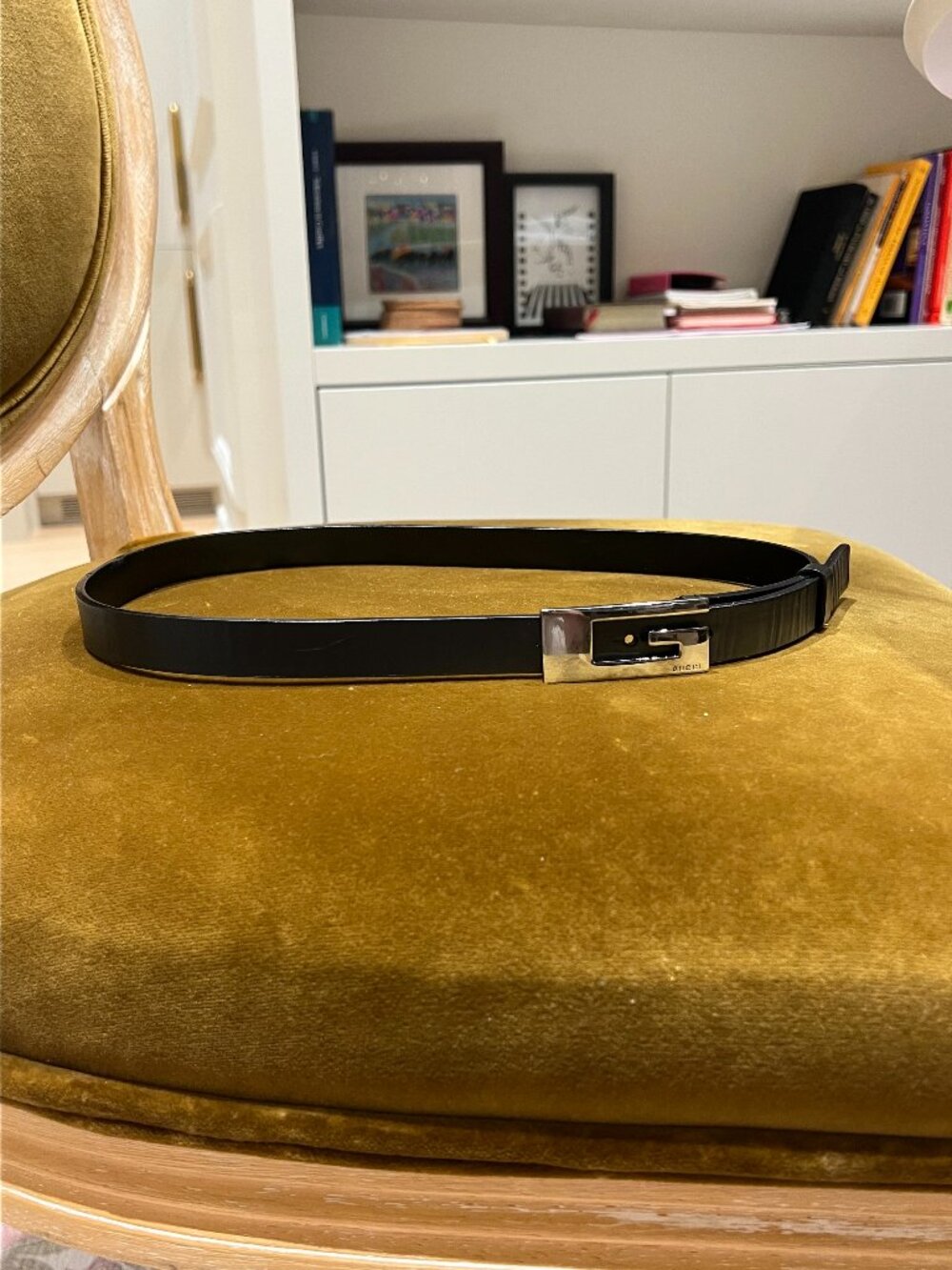Authentic Gucci (Tom Ford era) Black Leather Belt